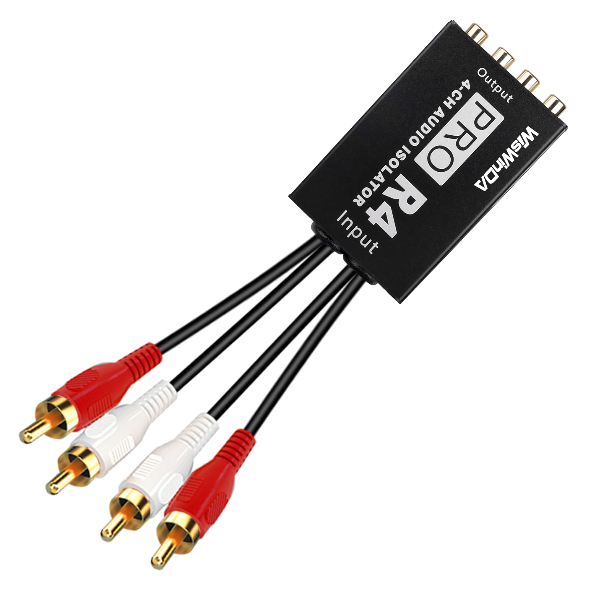 A irpods4(ANC) Amazon.com: WisWinDa Pro 4Channels RCA Noise Filter Hum